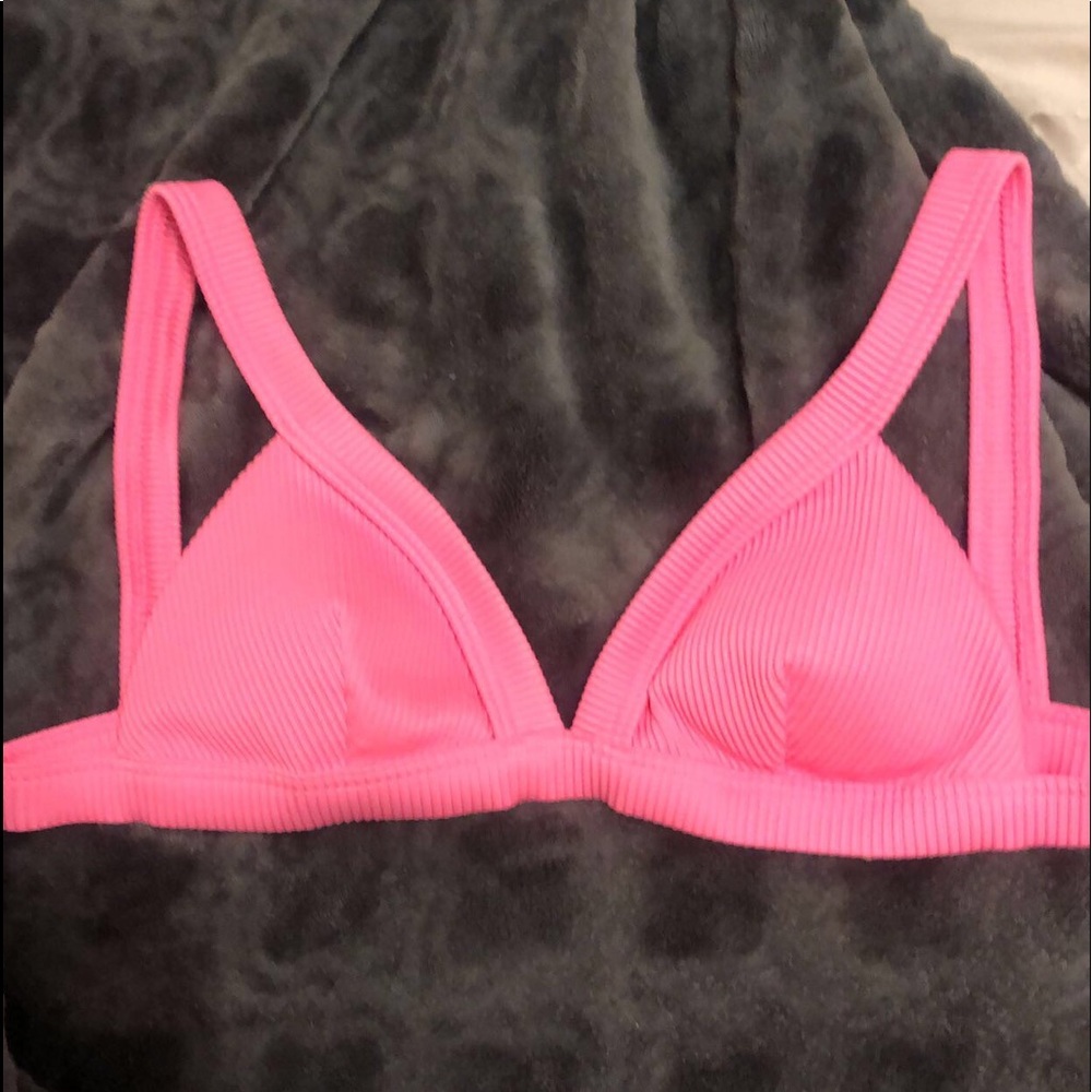 pink hollister bikini